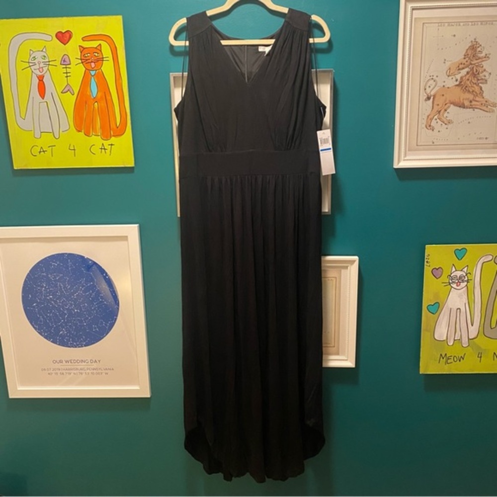 London Times jersey maxi dress